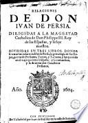 Relaciones de Don Iuan de Persia