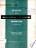 Relaciones entre Investigacion Y Extension