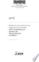Rendición de cuentas en los organismos electorales