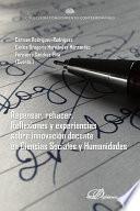 Repensar, rehacer: reflexiones y experiencias sobre innovación docente en ciencias sociales y humanidades