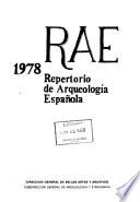 Repertorio de arqueología española