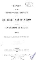 Report of the ... Meeting of the British Association for the Advancement of Science