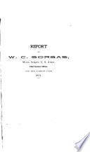 Report of W. C. Gorgas, chief sanitary officer