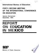 Report on Education in Mexico