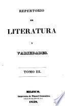 Reportorio de literatura y variedades