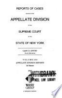 Reports of Cases Decided in the Appellate Division of the Supreme Court of the State of New York