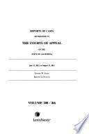 Reports of Cases Determined in the Courts of Appeal of the State of California