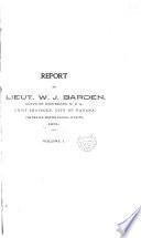 Reports of W. J. Barden, Corps of Engineers, U.S.A., chief engineer, city of Havana