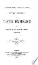 Reseña histórica del teatro en México