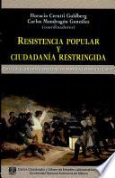 Resistencia popular y ciudadanía restringida