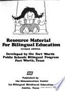 Resource material for bilingual education