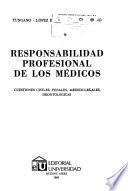 Responsabilidad profesional de los médicos
