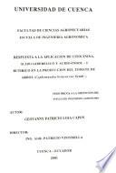 RESPUESTA A LA APLICACIÓN DE CITOCININA, ACIDO-GIBERELICO Y ACIDO-INDOL-3-BUTIRICO EN LA PRODUCCIÓN DE TOMATE DE ARBOL (Cyphomandra beracea cav. Sentd)