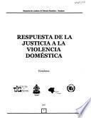 Respuesta de la justicia a la violencia doméstica, Honduras