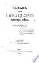 Resumen de la historia del Ecuador desde su orijen hasta 1845