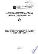 Resúmenes analíticos en educación