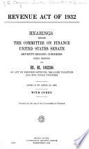 Revenue Act of 1932