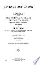 Revenue Act of 1932