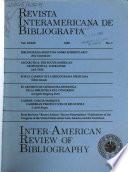 Review of Inter-American Bibliography