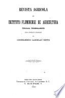 Revista agricola do Imperial instituto fluminense de agricultura