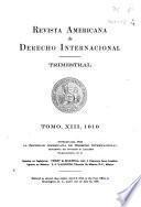 Revista americana de derecho internacional