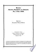 Revista Archivo Arzobispal de Arequipa