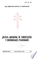 Revista Argentina de Tuberculosis Y Enfermedades Pulmonares
