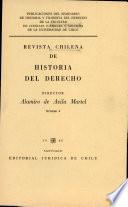 Revista Chilena de la Historia del Derecho