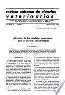 Revista cubana de ciencias veterinarias