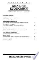 Revista de Análisis Económico