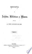 Revista de archivos, bibliotecas y museos