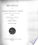 Revista de archivos, bibliotecas y museos