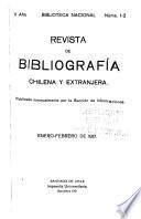 Revista de bibliografía chilena y extranjera