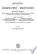 Revista de derecho privado