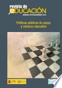 Revista de educación nº extraordinario año 2012. Políticas públicas de apoyo y refuerzo educativo
