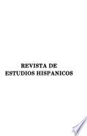 Revista de estudios hispánicos