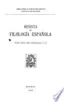 Revista de filología española