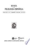 Revista de filología española