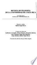 Revista de filosofía de la Universidad de Costa Rica