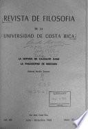 Revista de filosofía de la Universidad de Costa Rica