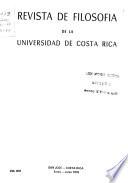 Revista de filosofía de la Universidad de Costa Rica