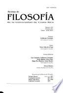 Revista de filosofía de la Universidad de Costa Rica