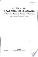 Revista de la Academia Colombiana de Ciencias Exactas, Físicas y Naturales
