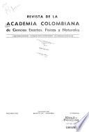 Revista de la Academia Colombiana de Ciencias Exactas, Físicas y Naturales
