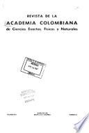 Revista de la Academia Colombiana de Ciencias Exactas, Físicas y Naturales