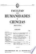Revista de la Facultad de Humanidades y Ciencias