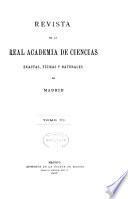 Revista de la Real Academia de Ciencias Exactas, Físicas y Naturales de Madrid