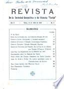 Revista de la Sociedad Geográfica y de Historia Tarija