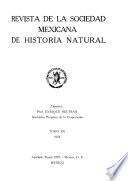 Revista de la Sociedad Mexicana de Historia Natural