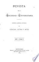 Revista de la Sociedad Universitaria